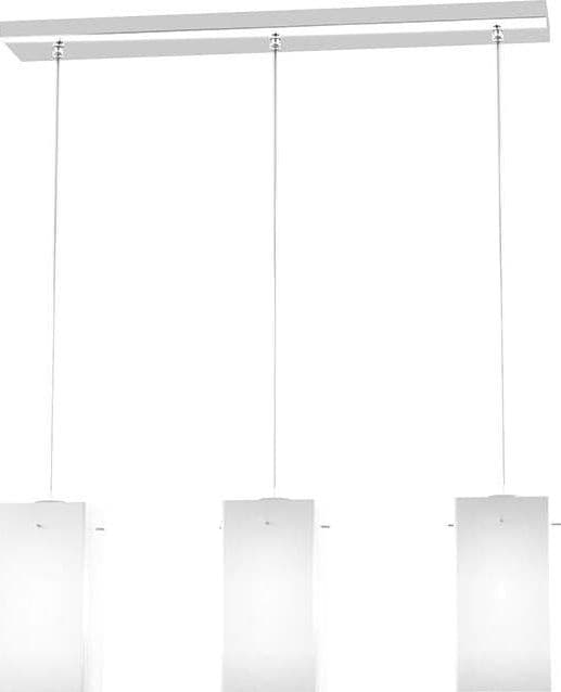 Sospensione-Contemporanea-Crazy-Metallo-Bianco-Vetro-3-Luci-E27