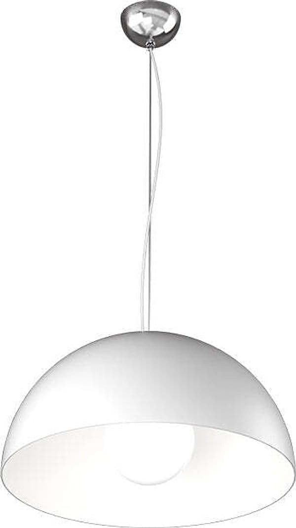 Sospensione-Contemporanea-Cup-Metallo-Bianco-1-Luce-E27-D.40Cm