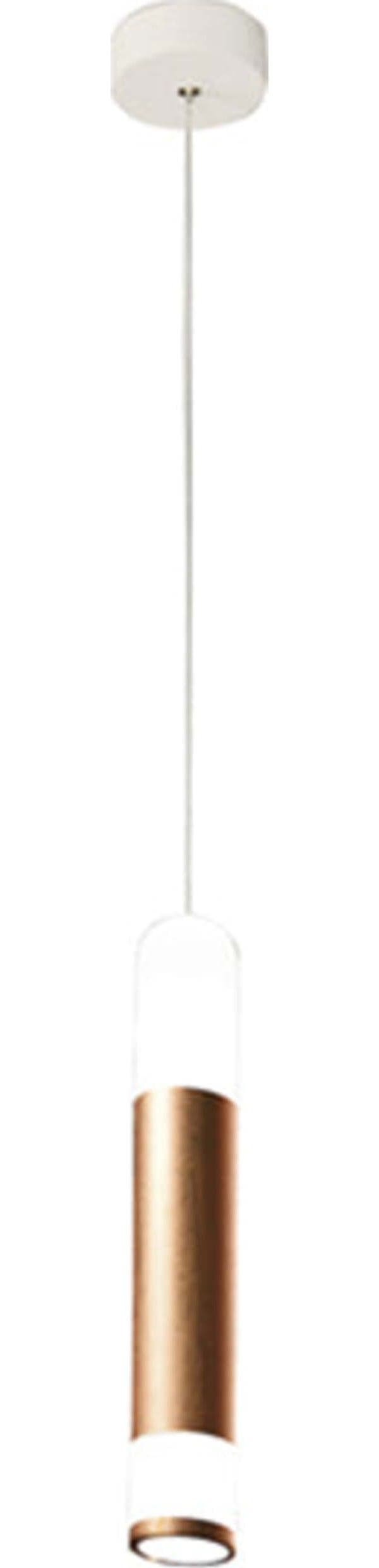 Sospensione-Contemporanea-Derby-Ruggine-Led-1X5+5W