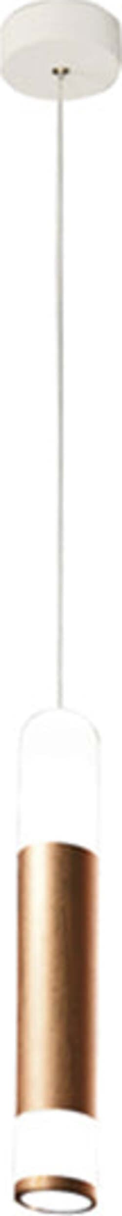 Sospensione-Contemporanea-Derby-Ruggine-Led-1X5+5W