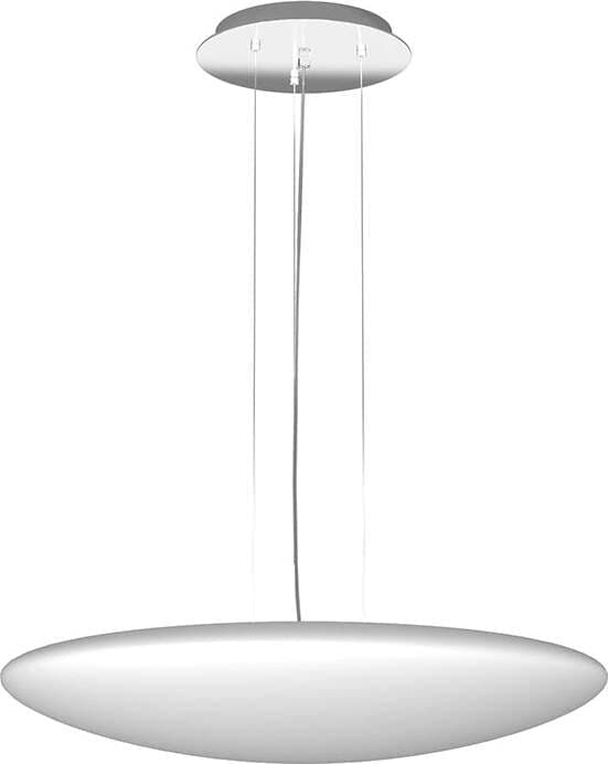 Sospensione-Contemporanea-Discovery-Metallo-Cromo-Vetro-Soffiato-3-Luci-E27-50Cm