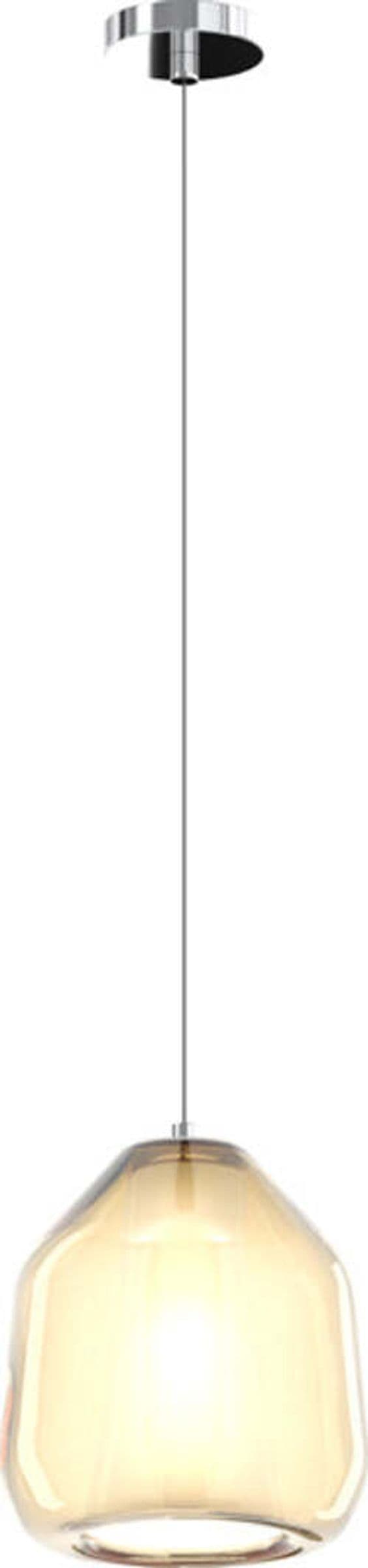 Sospensione-Contemporanea-Double-Skin-Beta-Metallo-Cromo-Vetro-Ambra-1-Luce-E27