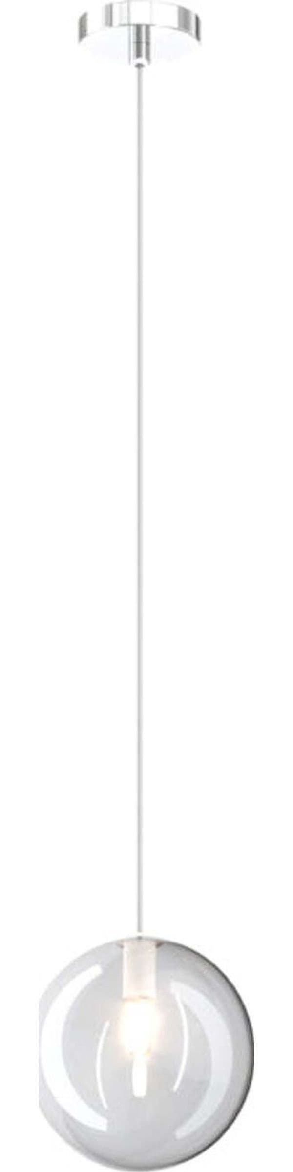 Sospensione-Contemporanea-Eclipse-Metallo-Cromo-Vetro-Trasparente-1-Luce-G9