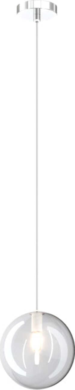 Sospensione-Contemporanea-Eclipse-Metallo-Cromo-Vetro-Trasparente-1-Luce-G9