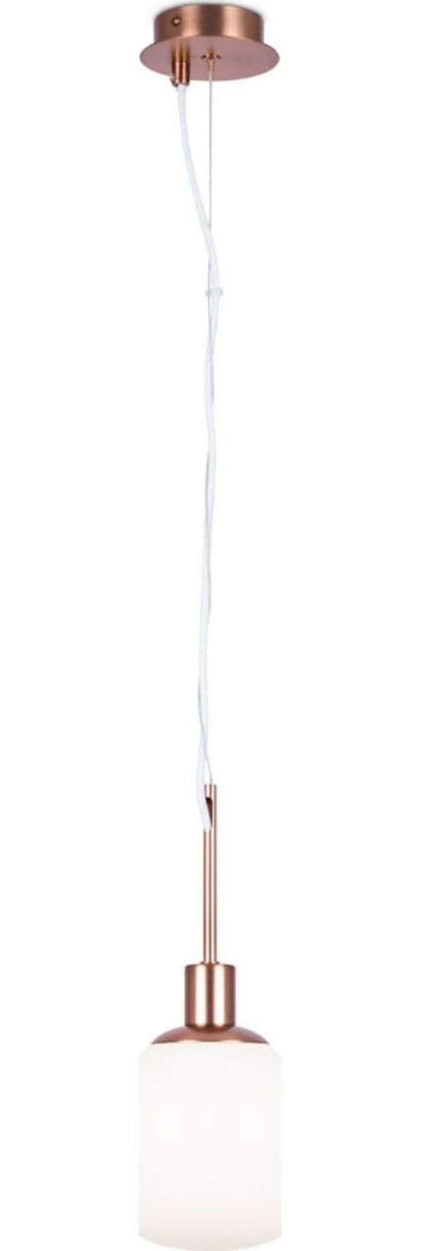 Sospensione-Contemporanea-Erich-Metallo-Oro-Rosa-1-Luce-E-Diffusore-Bianco