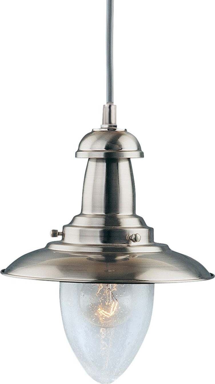 Sospensione-Contemporanea-Fisher-Man-Acciaio-Argento-Vetro-1-Luce-E27