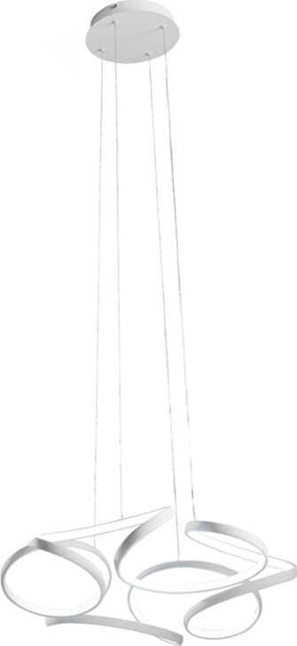 Sospensione-Contemporanea-Flower-Metallo-Bianco-Led-52W