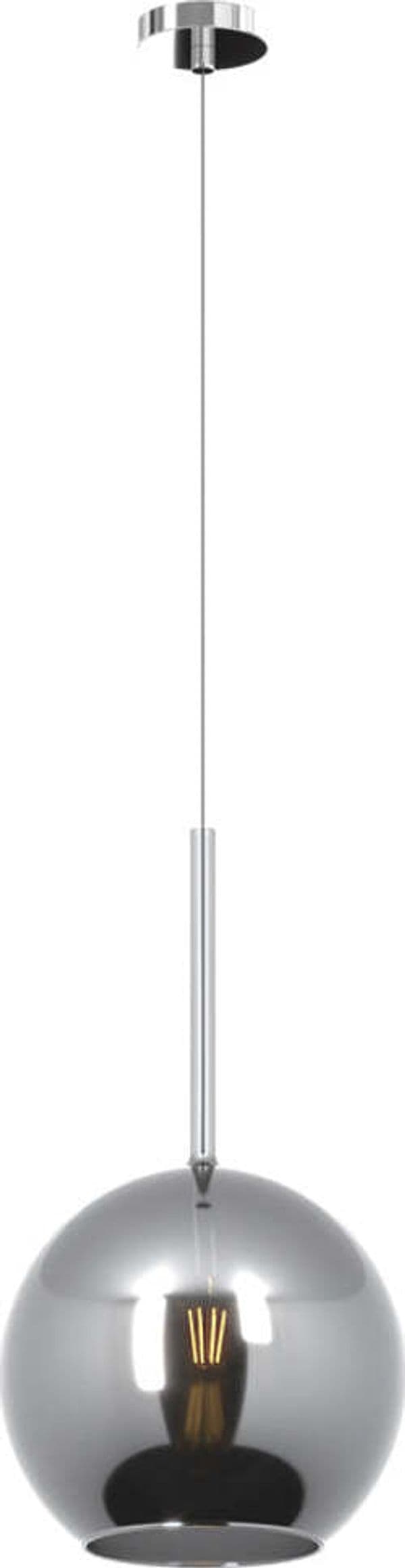 Sospensione-Contemporanea-Future-Metallo-Cromo-Vetro-Cromo-1-Luce-E27-D.25Cm