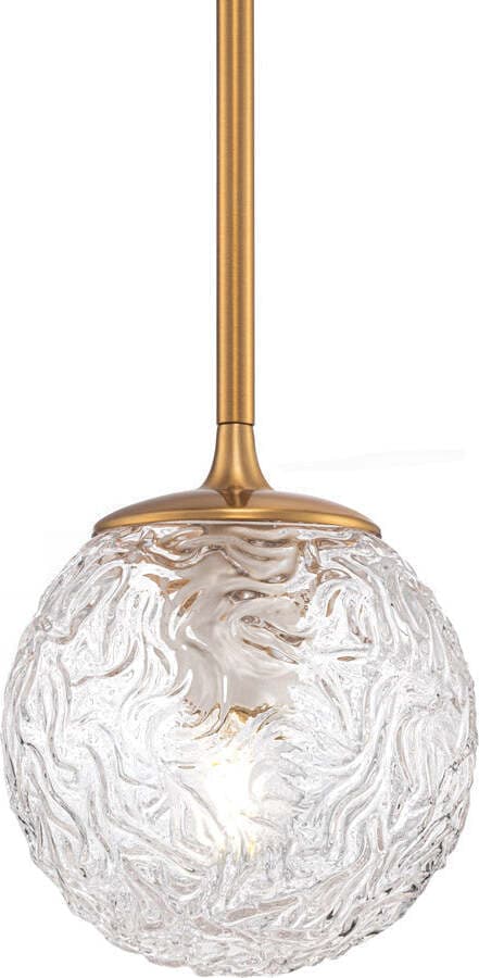 Sospensione-Contemporanea-Ligero-Metallo-Ottone-1-Luce-Diffusore-In-Vetro-Bianco