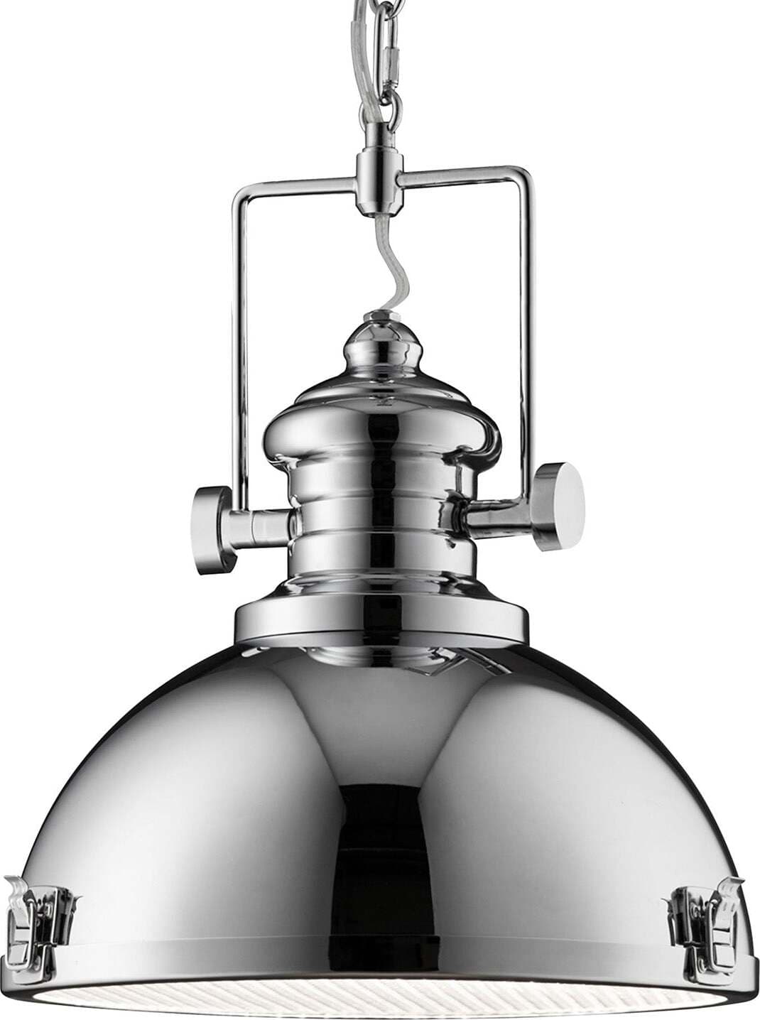 Sospensione-Contemporanea-Louisiana-Acciaio-Cromo-Policarbonato-1-Luce-E27