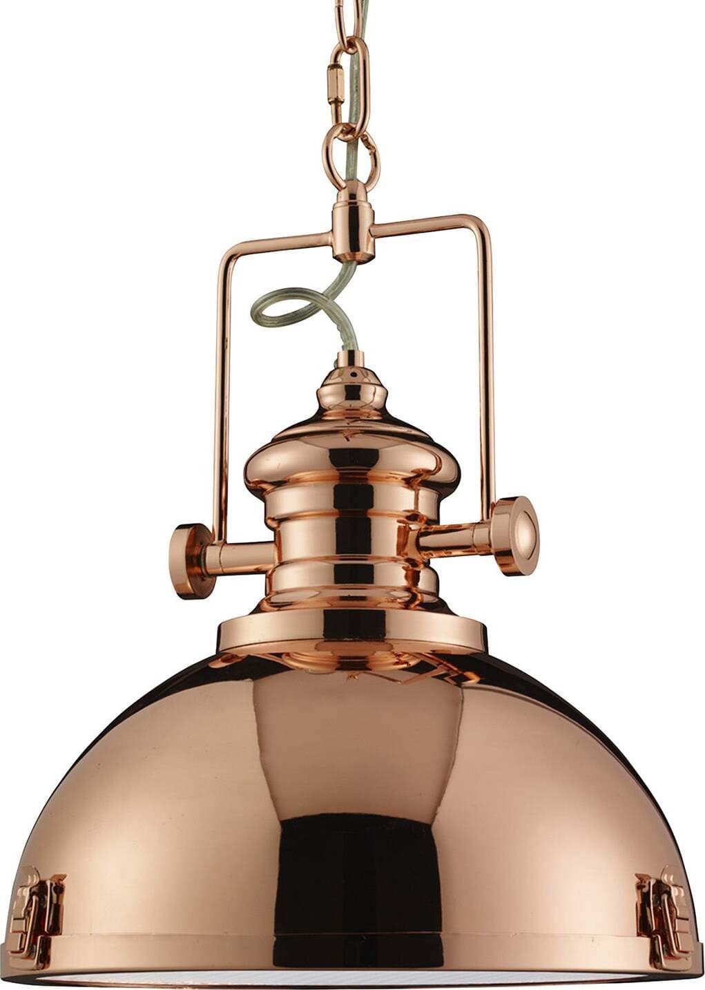 Sospensione-Contemporanea-Louisiana-Acciaio-Rame-Policarbonato-1-Luce-E27