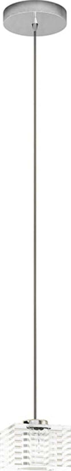 Sospensione-Contemporanea-Metropolitan-Metallo-Cromo-Vetro-Trasparente-1-Luce-G9