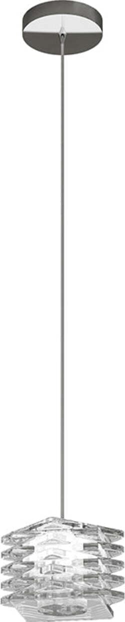 Sospensione-Contemporanea-Rubik-Metallo-Cromo-Diffusore-Cristallo-1-Luce-G9