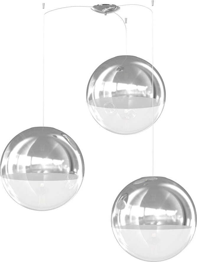 Sospensione-Contemporanea-Target-Metallo-Cromo-Vetro-Cromo-Trasp-3-Luci-E27-40Cm