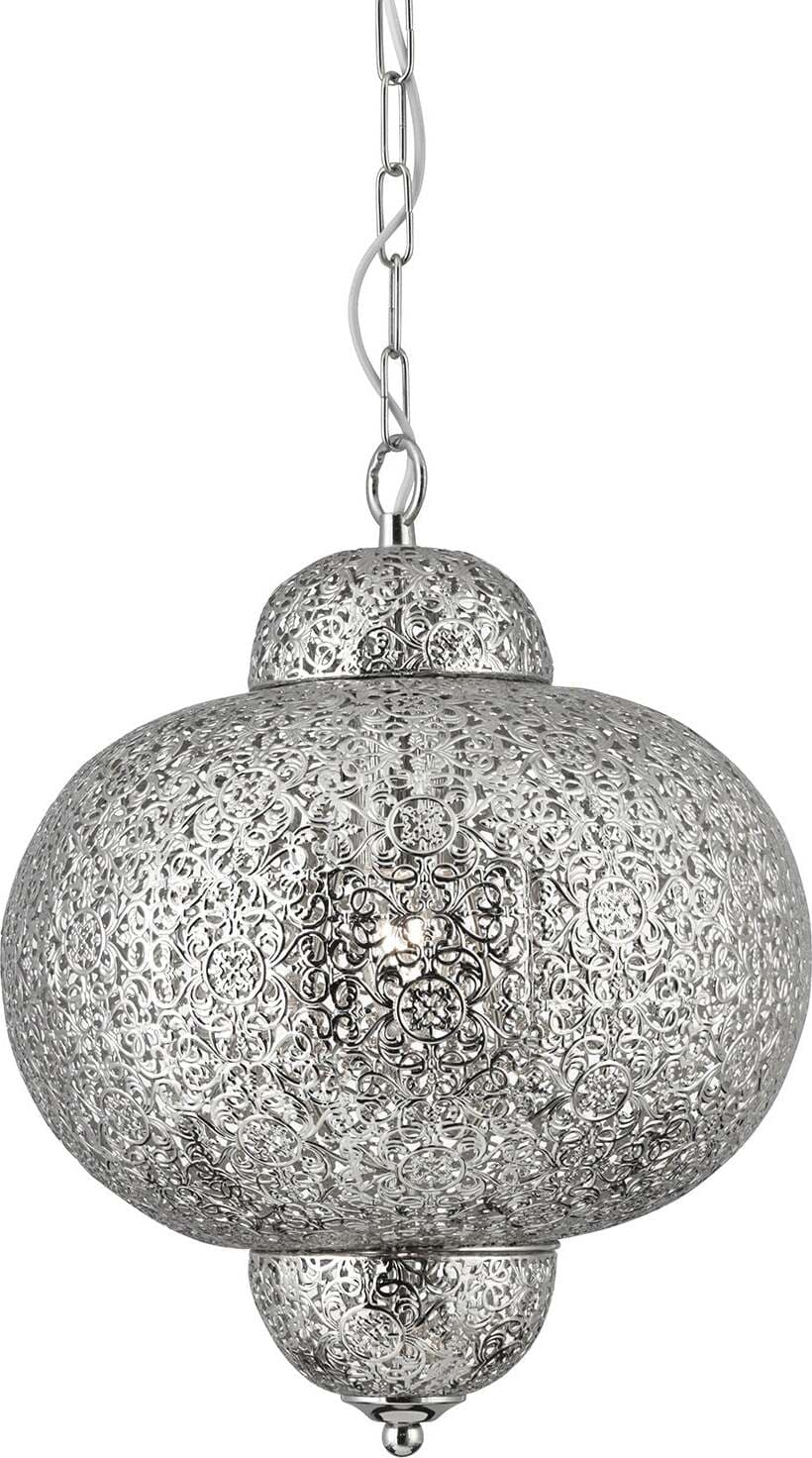Sospensione-Contemporanea-Traforo-Acciaio-Cromo-1-Luce-E27
