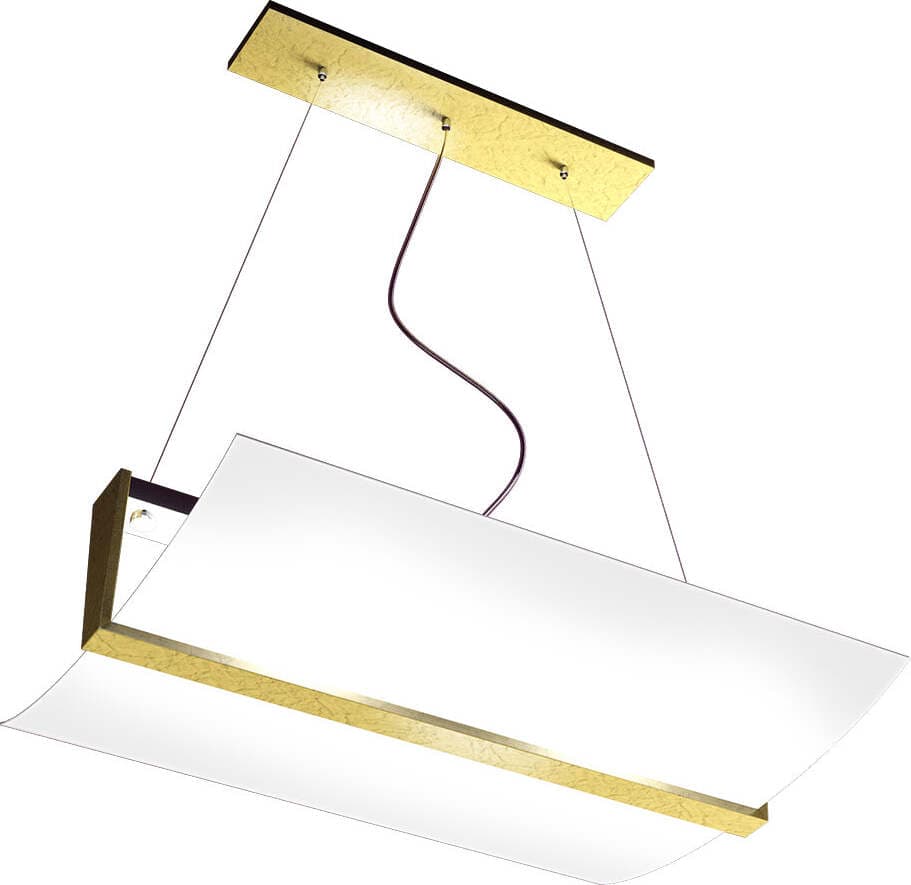 Sospensione-Contemporanea-Wood-Metallo-Foglia-Oro-Vetro-Bianco-2-Luci-E27