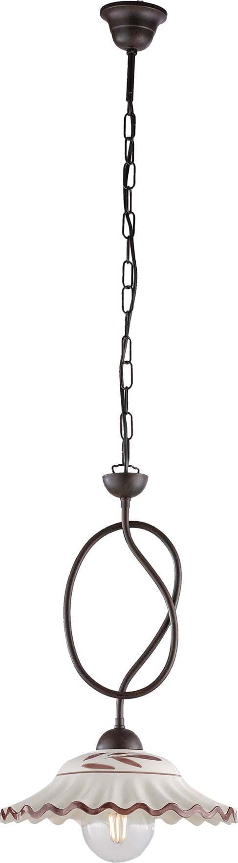 Sospensione-Country-Chic-Bistrot-1-Luce-Ruggine-Con-Ceramica-Vietrese