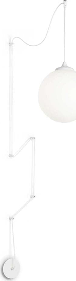 Sospensione-Da-Muro-Moderna-Boa-Metallo-Bianco-1-Luce-E27