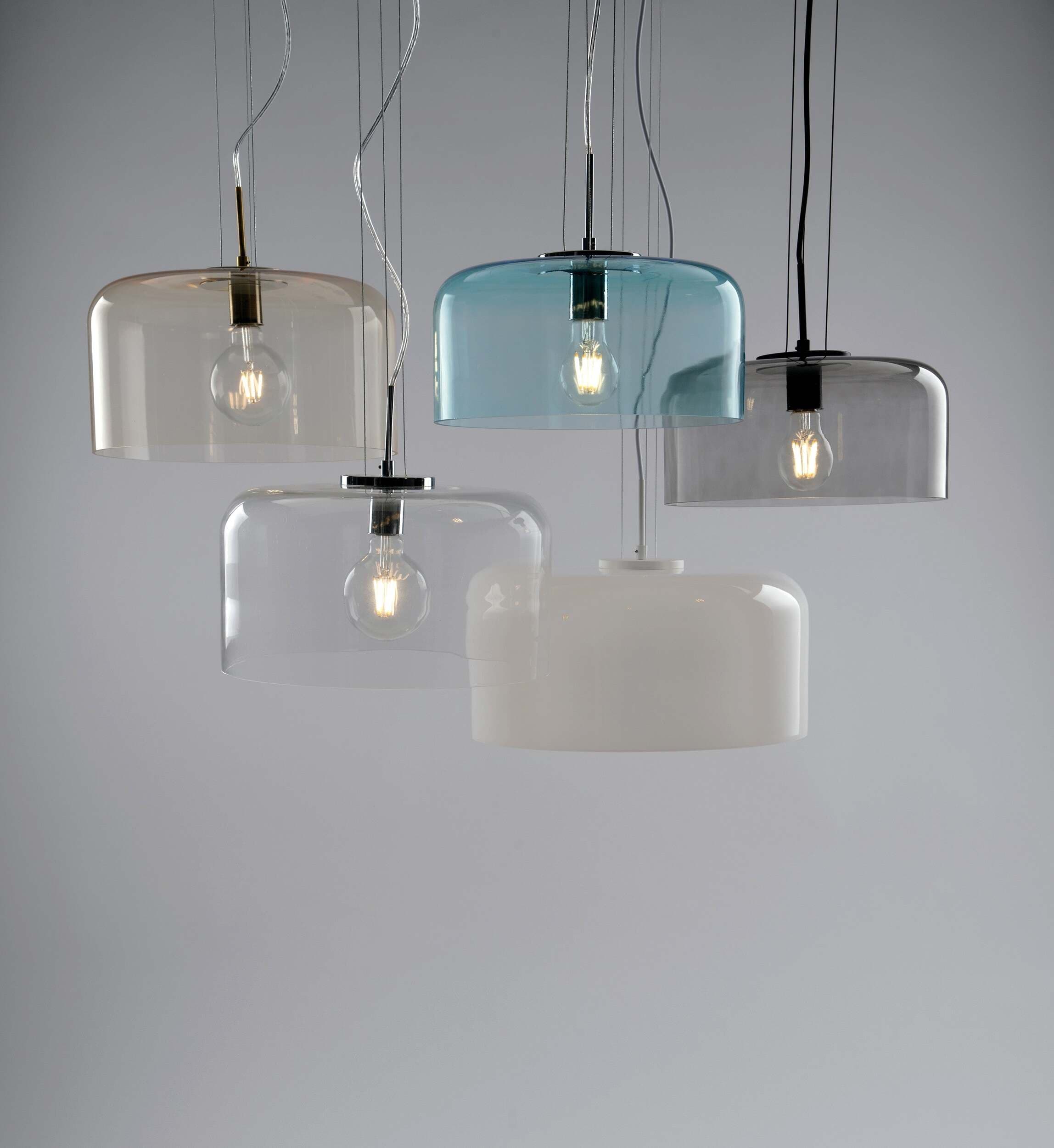 Sospensione Gibus Ambra 1Xe27 40X20Cm Illuminazione/Illuminazione per interni/Lampadari lampade a sospensione e plafoniere/Lampade a sospensione Led Mall Home - Napoli, Commerciovirtuoso.it