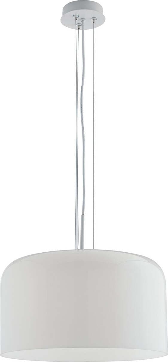 Sospensione Gibus Bianca 1Xe27 40X20Cm Illuminazione/Illuminazione per interni/Lampadari lampade a sospensione e plafoniere/Lampade a sospensione Led Mall Home - Napoli, Commerciovirtuoso.it