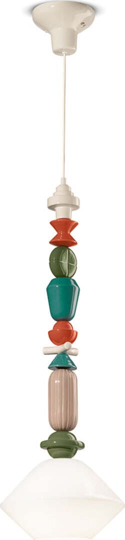 Sospensione-Grande-Vintage-Decò-Lariat-Ceramica-Bianco-Latte-1-Luce-E27