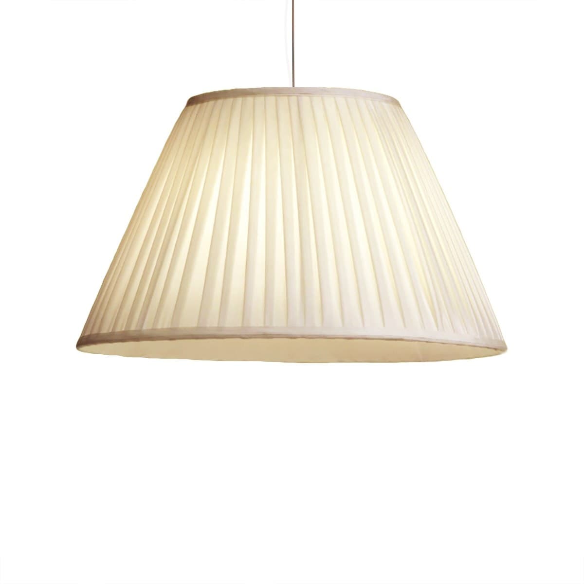 Sospensione-Illuminando-PLISSE-SP-1-E27-LED-50CM-Lampadario-paralume-tessuto-moderno-interno