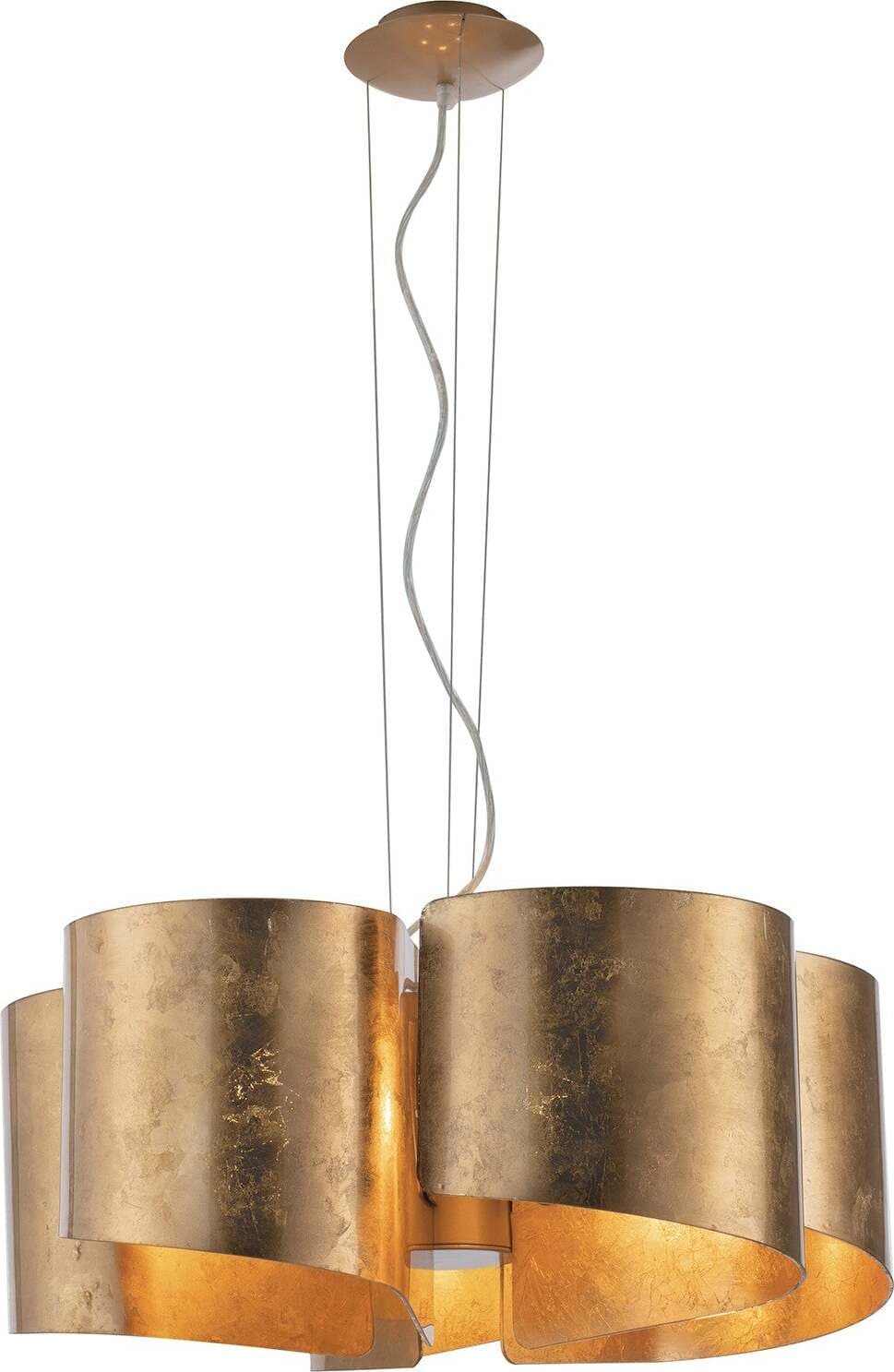 Sospensione Imagine Oro 5Xe27 63X25,5Cm Illuminazione/Illuminazione per interni/Lampadari lampade a sospensione e plafoniere/Lampade a sospensione Led Mall Home - Napoli, Commerciovirtuoso.it