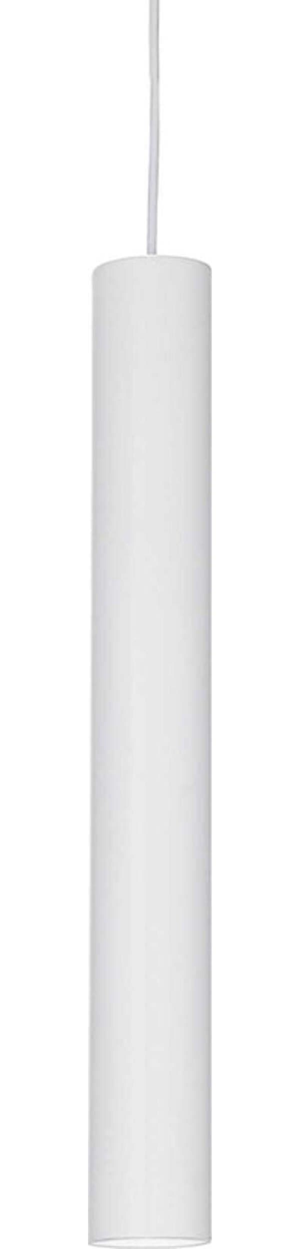 Sospensione-Industrial-Minimal-Tube-Alluminio-Bianco-Led-9W-3000K-D6Cm