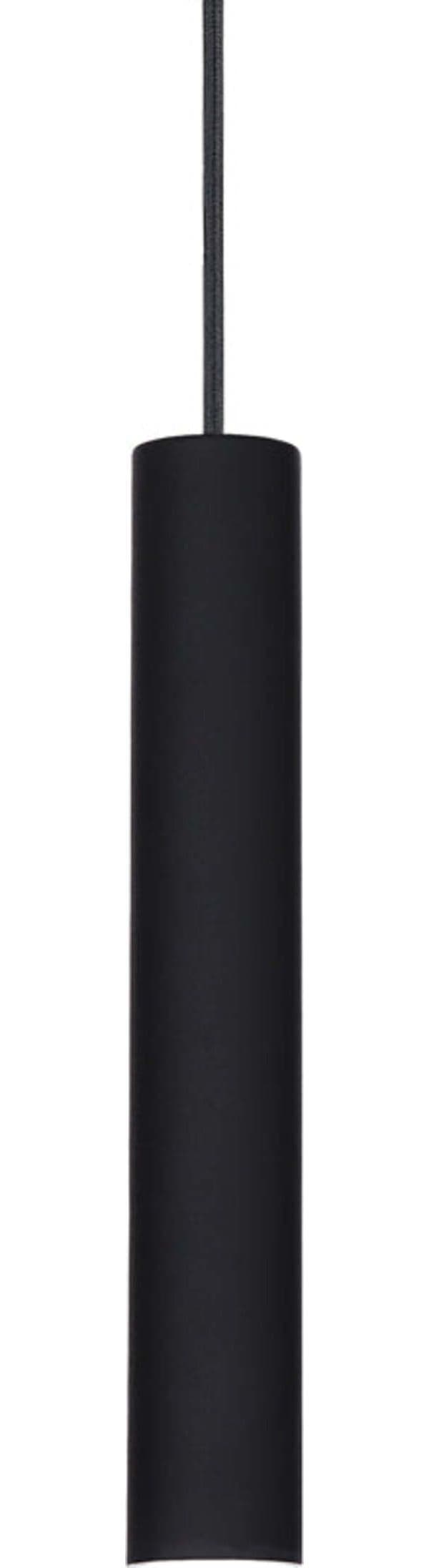 Sospensione-Industrial-Minimal-Tube-Alluminio-Nero-Led-9W-3000K-D4Cm
