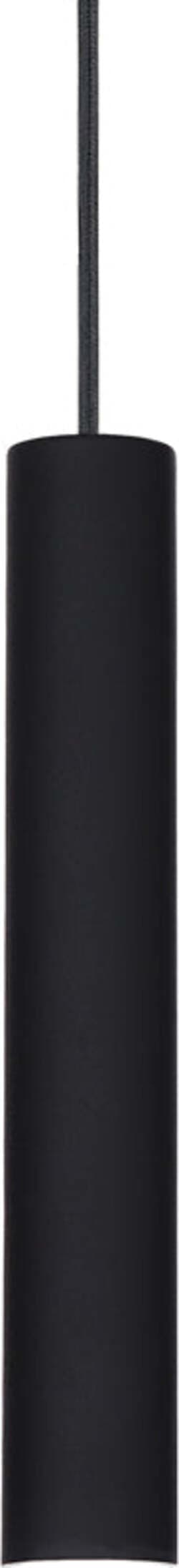 Sospensione-Industrial-Minimal-Tube-Alluminio-Nero-Led-9W-3000K-D4Cm
