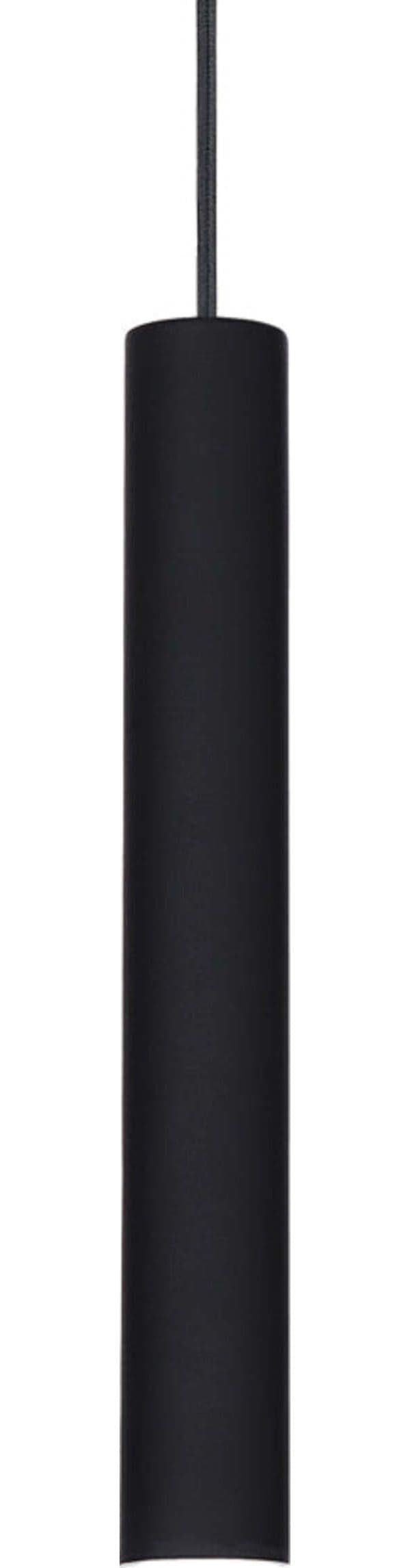 Sospensione-Industrial-Minimal-Tube-Alluminio-Nero-Led-9W-3000K-D6Cm