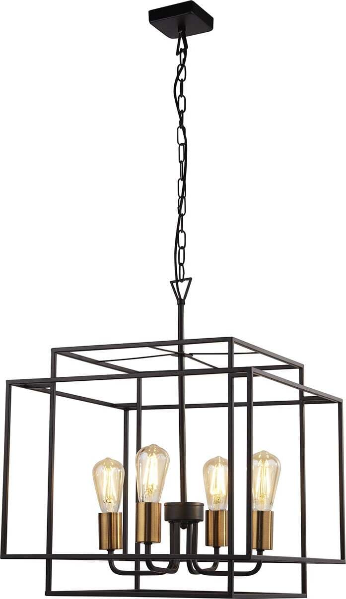Sospensione-Industrial-Nordico-Crate-Acciaio-Nero-Bronzo-1-Luce-E27