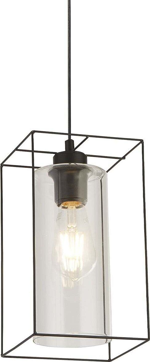 Sospensione-Industrial-Nordico-Lingotto-Acciaio-Nero-Trasparente-1-Luce-E27