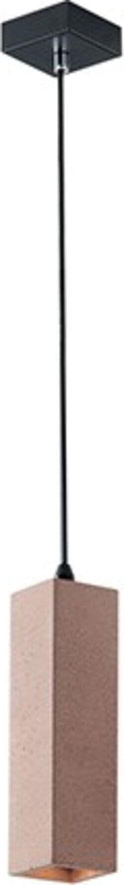 Sospensione Kruk Mattone 1Xgu10 7X7X25Cm Illuminazione/Illuminazione per interni/Lampadari lampade a sospensione e plafoniere/Lampade a sospensione Led Mall Home - Napoli, Commerciovirtuoso.it