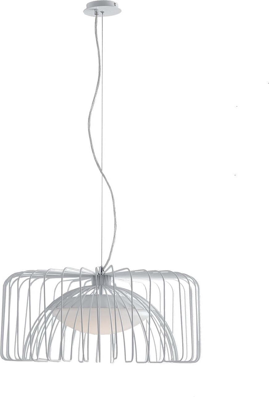 Sospensione Led Cougar Bianca 24W 1920Lm 4000K 50X26Cm Illuminazione/Illuminazione per interni/Lampadari lampade a sospensione e plafoniere/Lampade a sospensione Led Mall Home - Napoli, Commerciovirtuoso.it