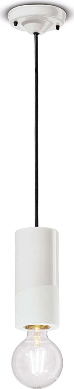 Sospensione-Media-Vintage-Decò-Pi-Ceramica-Bianco-Grezzo-1-Luce-E27