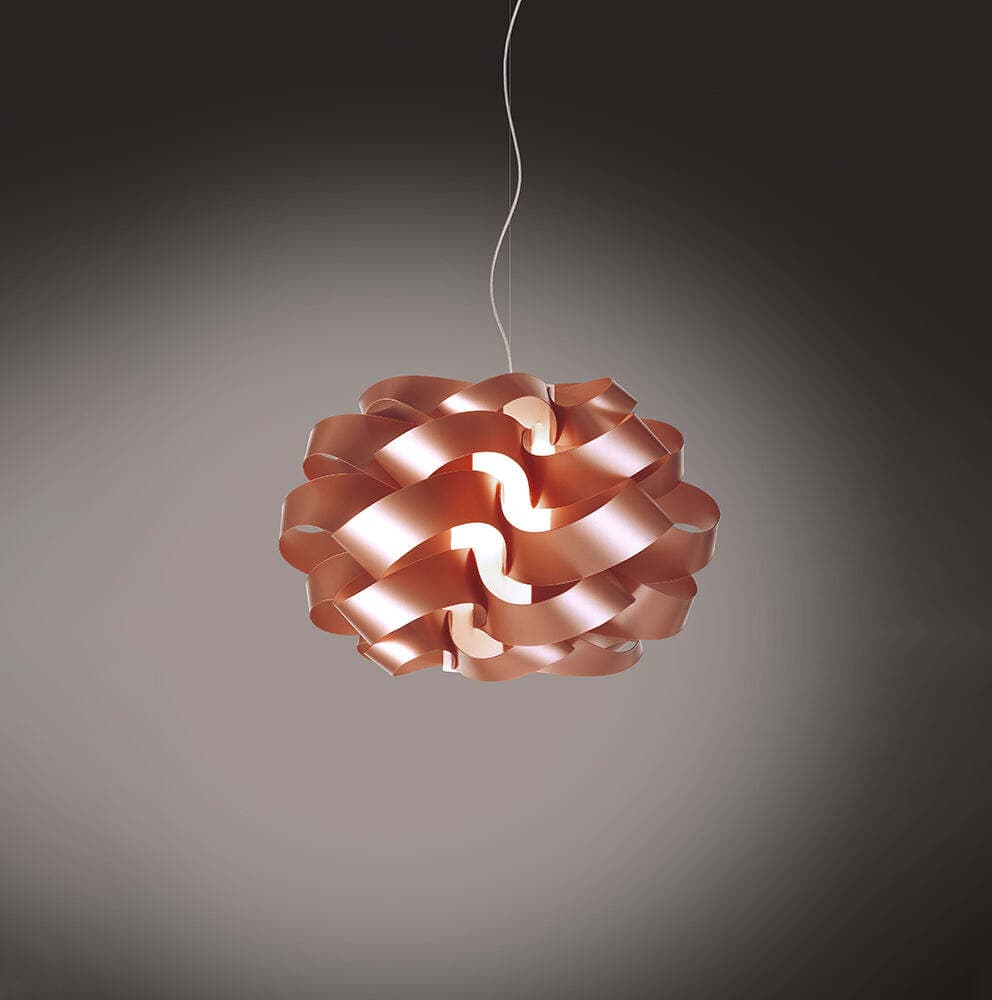 Sospensione-Moderna-1-Luce-Cloud-D40-In-Polilux-Rame-Made-In-Italy