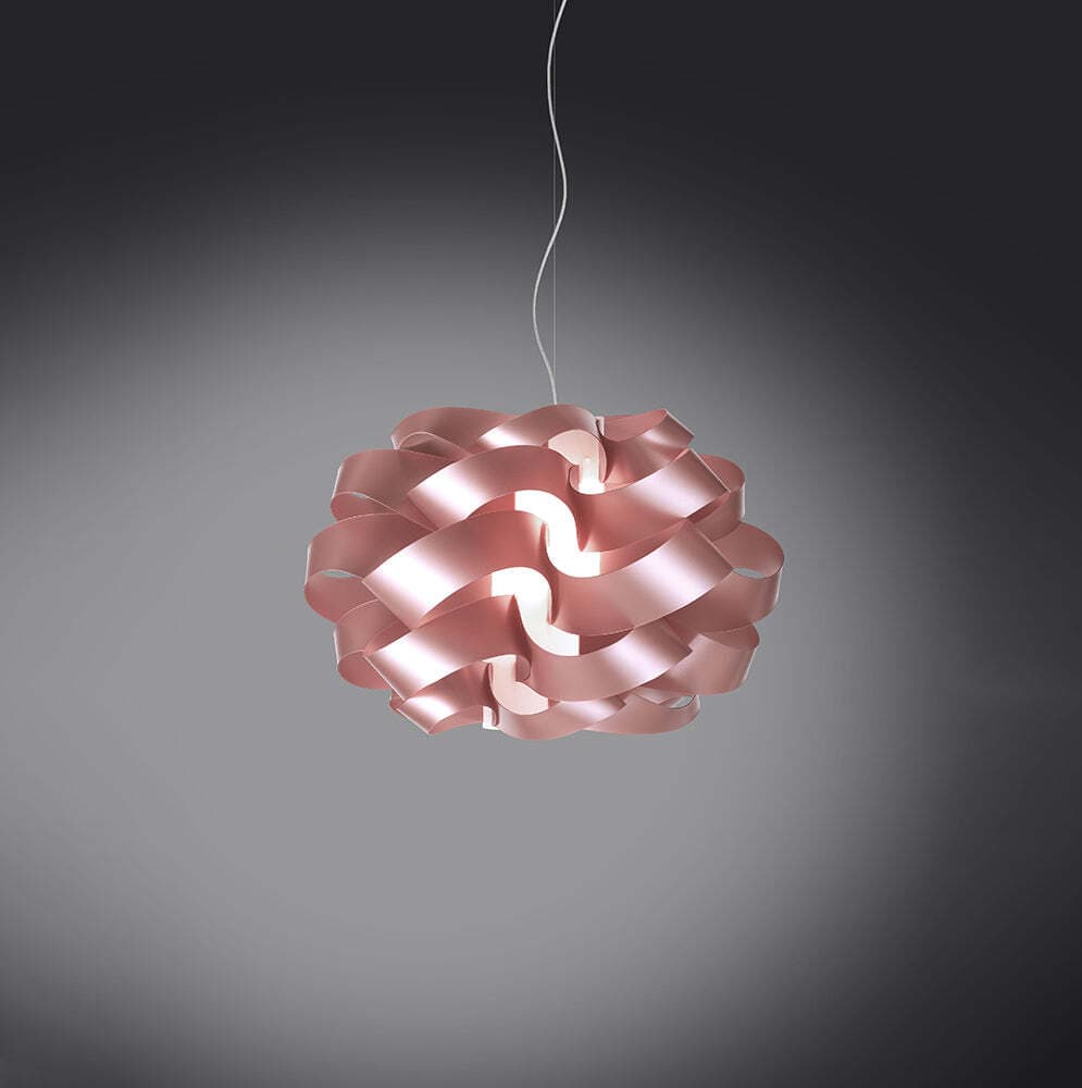Sospensione-Moderna-1-Luce-Cloud-D50-In-Polilux-Rosa-Metallico-Made-In-Italy