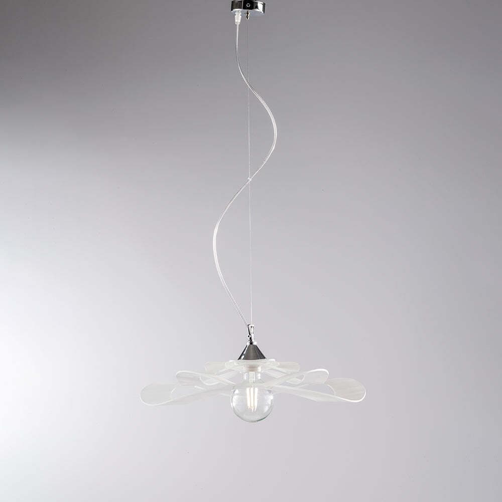 Sospensione-Moderna-1-Luce-Ferro-Cromo-e-Vetro-Taglio-Laser-Bianco-Serie-Zero