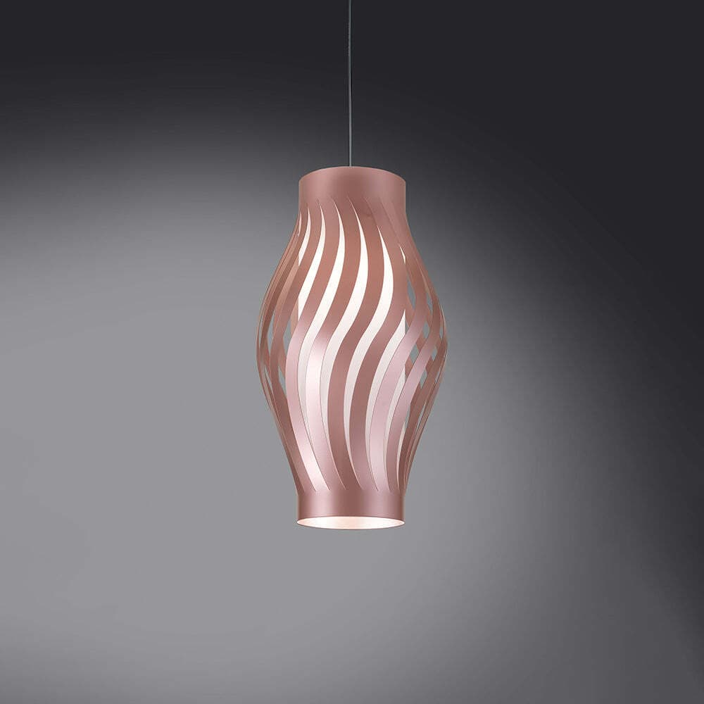 Sospensione-Moderna-1-Luce-Helios-In-Polilux-Rosa-Metallico-H32-Made-In-Italy