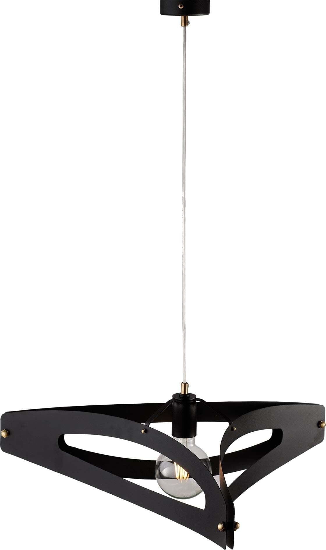 Sospensione-Moderna-1-Luce-Onyx-Ferro-Taglio-Laser-Nero