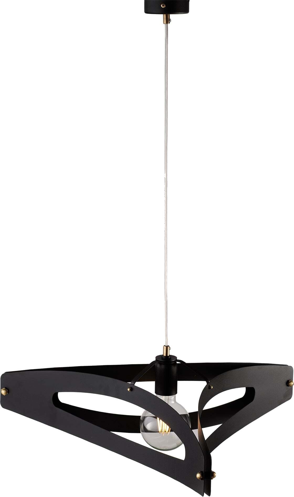 Sospensione-Moderna-1-Luce-Onyx-Ferro-Taglio-Laser-Nero