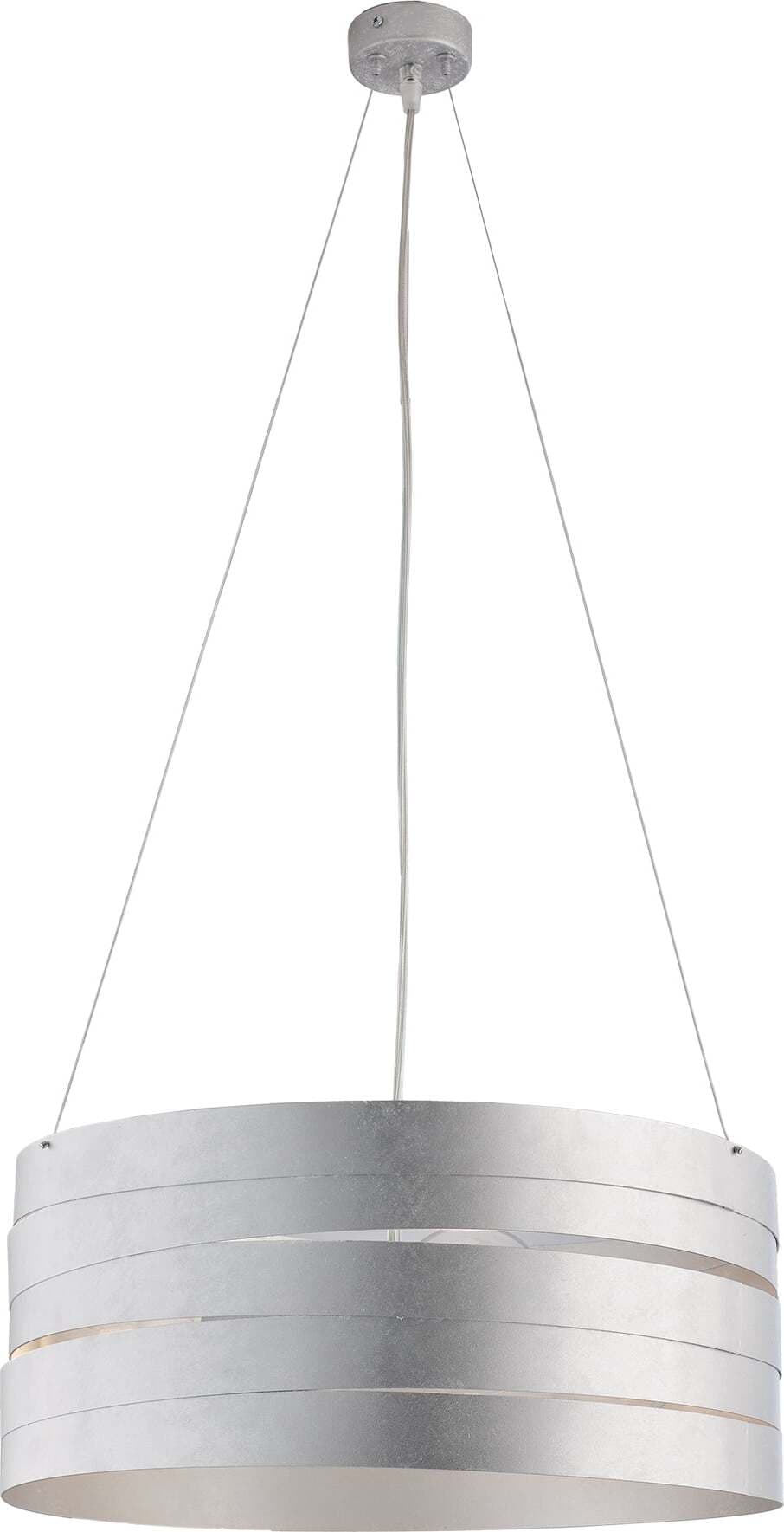 Sospensione-Moderna-3-Luci-Mambo-Fasce-Circolari-Ferro-Argento