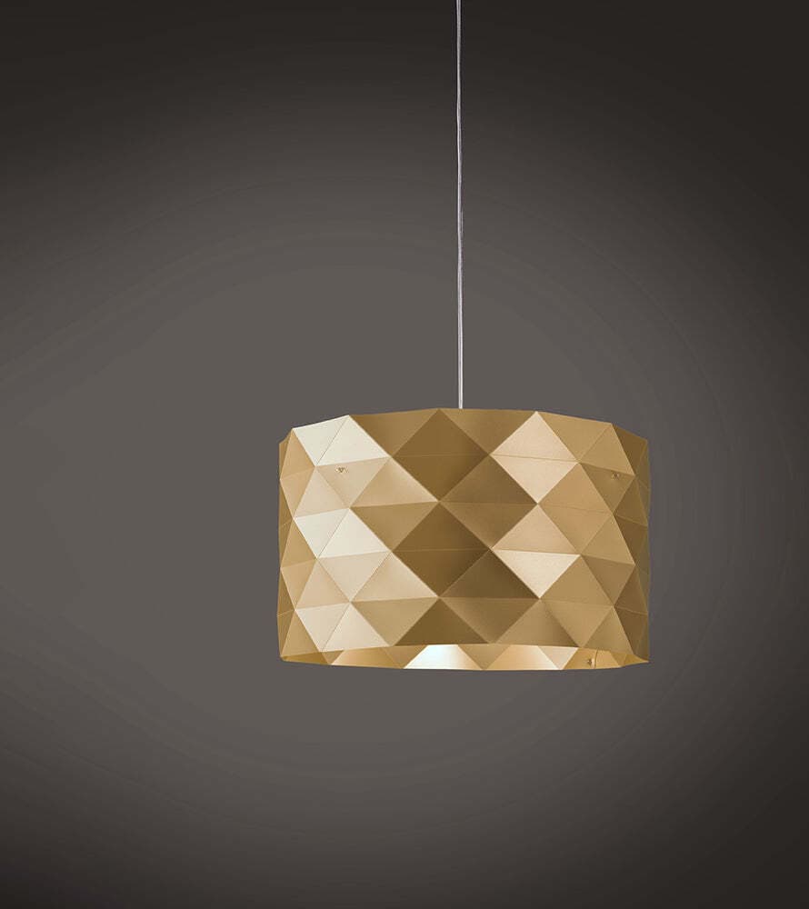 Sospensione-Moderna-5-Luci-Prisma-In-Polilux-Oro-Made-In-Italy