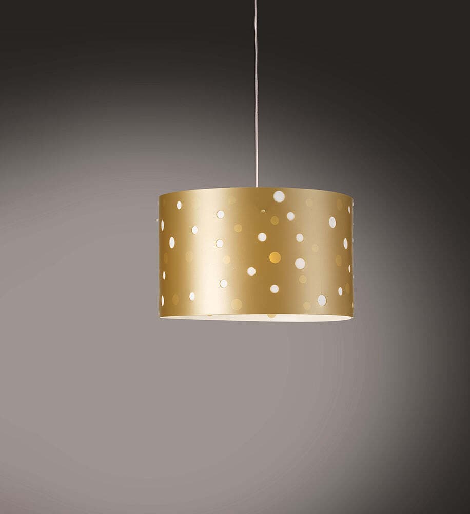 Sospensione-Moderna-A-1-Luce-Pois-Xxl-In-Polilux-Bicolor-Oro-Made-In-Italy