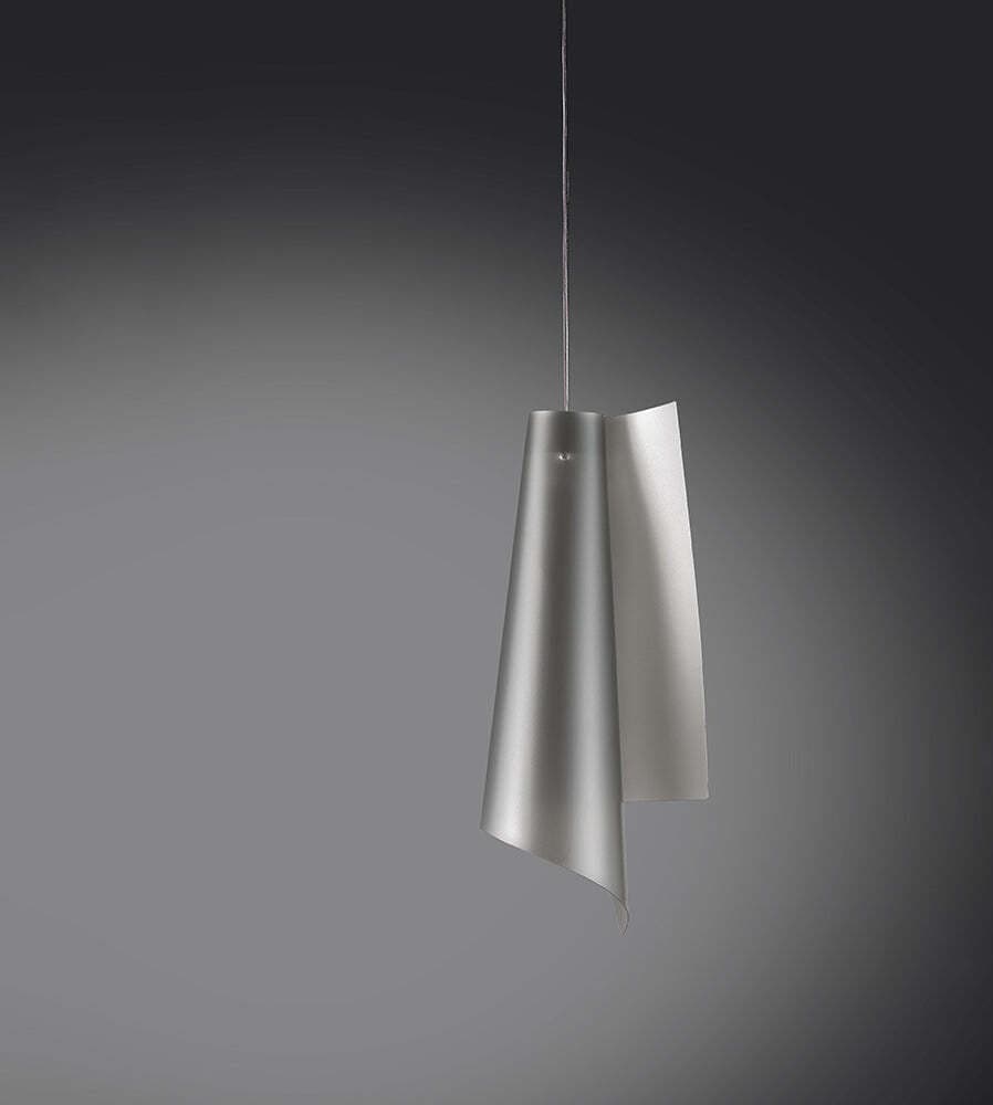 Sospensione-Moderna-A-1-Luce-Vela-In-Polilux-Argento-H70-Made-In-Italy