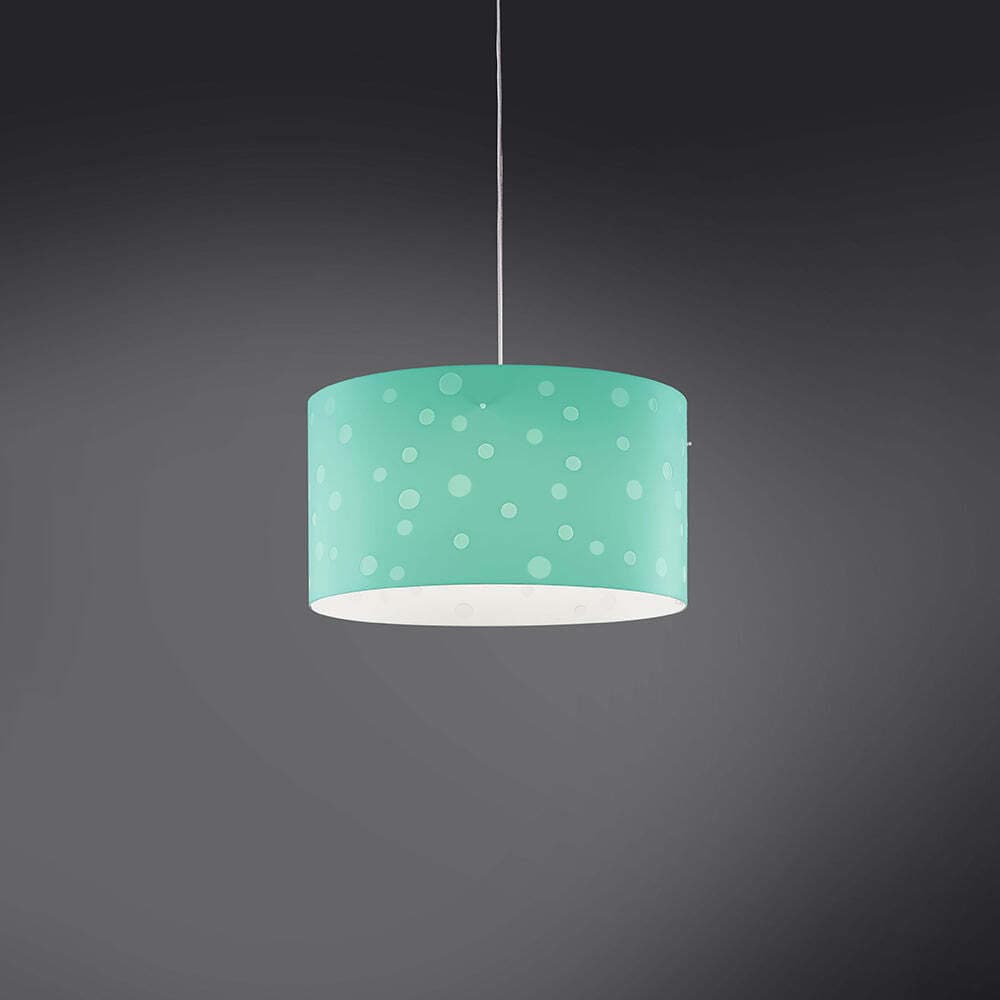 Sospensione-Moderna-A-3-Luci-Pois-Xxl-In-Polilux-Bicolor-Verde-Made-In-Italy
