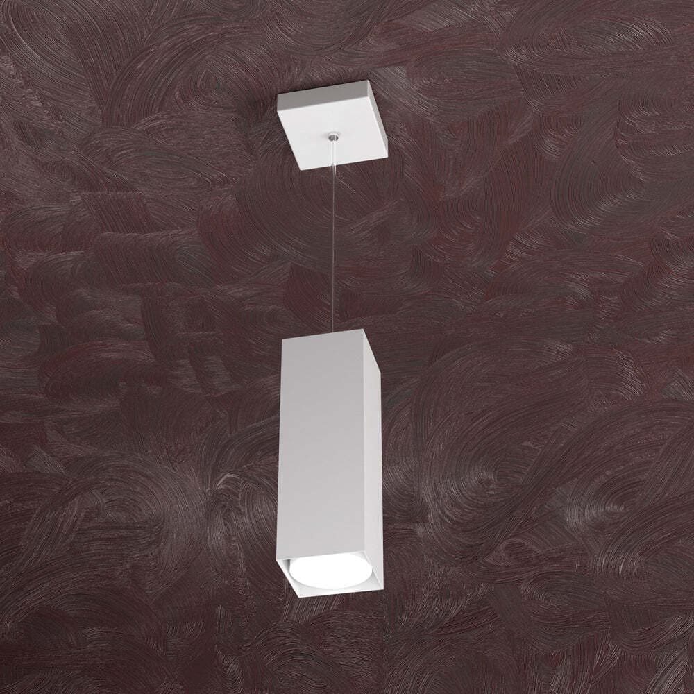 Sospensione-Moderna-Area-Metallo-Bianco-Metallo-1-Luce-Gx53-25Cm