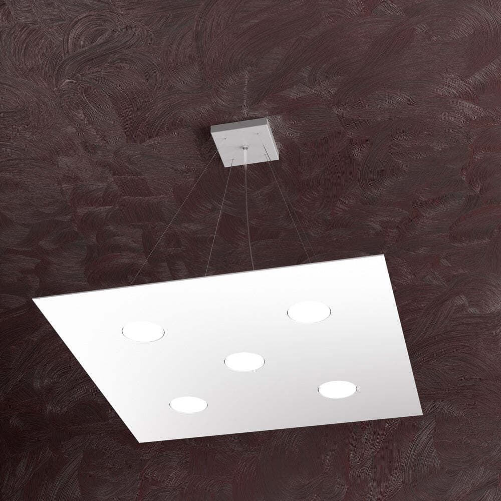 Sospensione-Moderna-Area-Metallo-Bianco-Metallo-5-Luci-Gx53