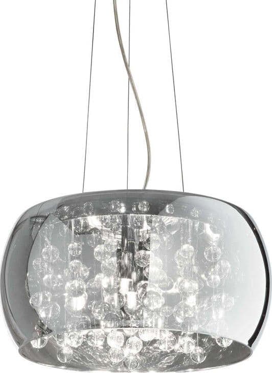 Sospensione-Moderna-Audi-80-Metallo-Fumè-5-Luci-G9-3W-3000K-Luce-Calda